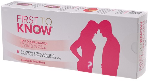 FIRST TO KNOW TEST DI GRAVIDANZA 1 PEZZO - Farmafamily.it