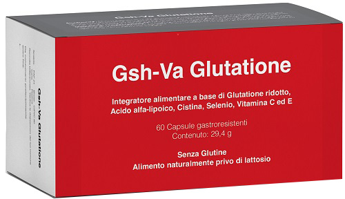 GSH-VA GLUTATIONE 60 CAPSULE ACIDO-RESISTENTI SENZA GLUTINE NATURALMENTE PRIVO DI LATTOSIO - Farmafamily.it