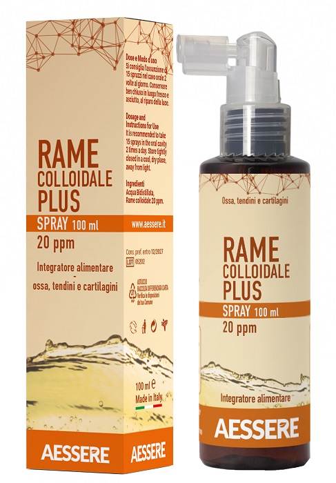RAME COLLOIDALE PLUS SPRAY 20PPM 100 ML - Farmafamily.it