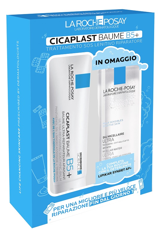CICAPLAST BAUME B5+ 100 ML + ACQUA MICELLARE 50 ML - Farmafamily.it