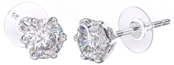 BJT394 ORECCHINO QUEEN CHARLOTTE 5MM STAINLESS STEEL - Farmafamily.it