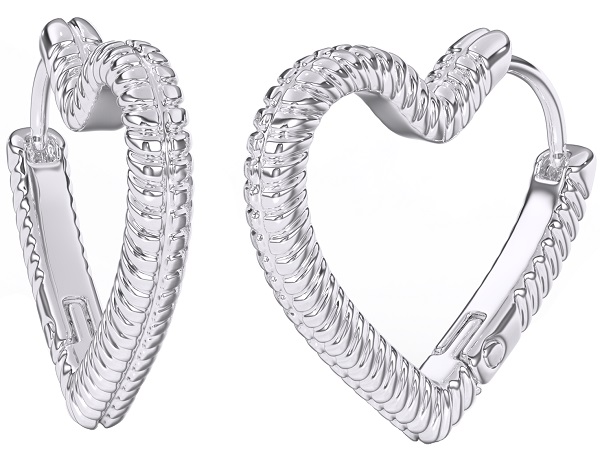 BJT400 ORECCHINO QUEEN JEZEBEL 18MM STAINLESS STEEL - Farmafamily.it