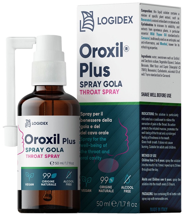 OROXIL PLUS SPRAY GOLA CAVO ORALE 50 ML - Farmafamily.it