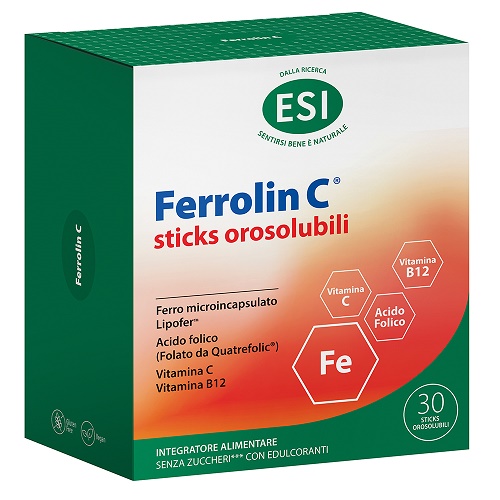 ESI FERROLIN C 30 STICK OROSOLUBILI - Farmafamily.it