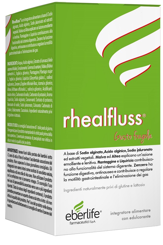 RHEALFLUSS FRAGOLA 20 STICKPACK DA 10 ML - Farmafamily.it