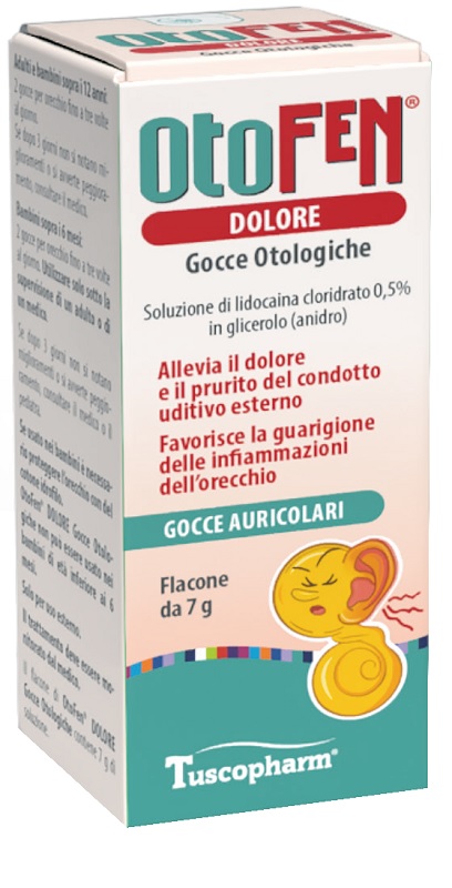 GOCCE OTOLOGICHE OTOFEN DOLORE 7 G - Farmafamily.it