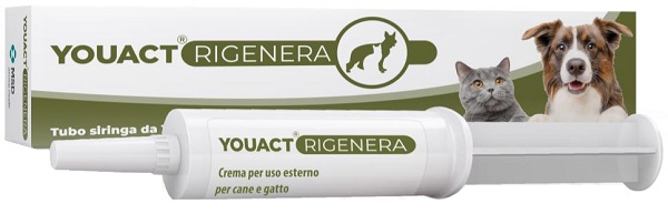 YOUACT RIGENERA CREMA CANE E GATTO TUBO SIRINGA DA 10 G - Farmafamily.it