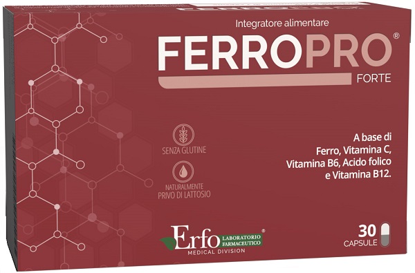 FERROPRO FORTE 30 CAPSULE - Farmafamily.it