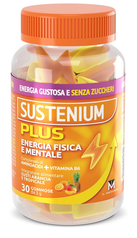 SUSTENIUM PLUS 30 CARAMELLE GOMMOSE 3 G - Farmafamily.it