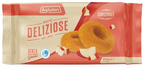 AGLUTEN NUOVE DELIZIOSE 4 PEZZI DA 55 G - Farmafamily.it