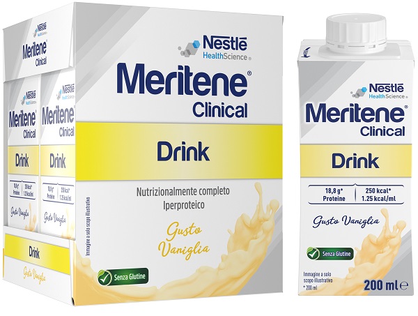 MERITENE CLINICAL VANIGLIA 4 BOTTIGLIE DA 200 ML - Farmafamily.it