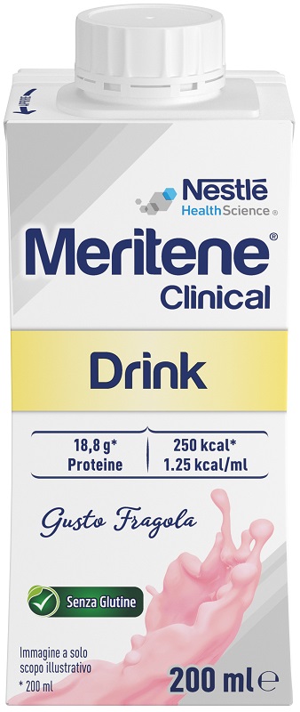 MERITENE CLINICAL FRAGOLA 200 ML - Farmafamily.it