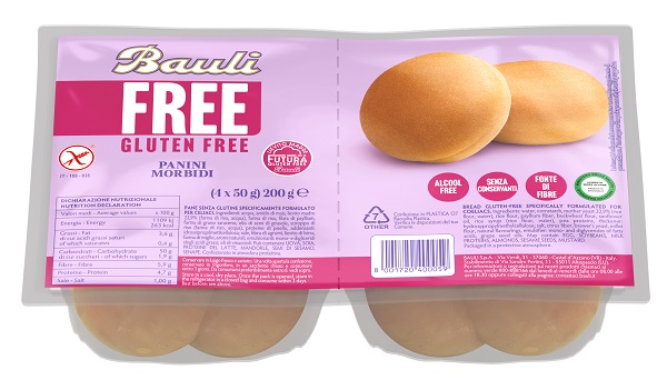 BAULI FREE PANINI MORBIDI 4 PEZZI DA 50 G - Farmafamily.it