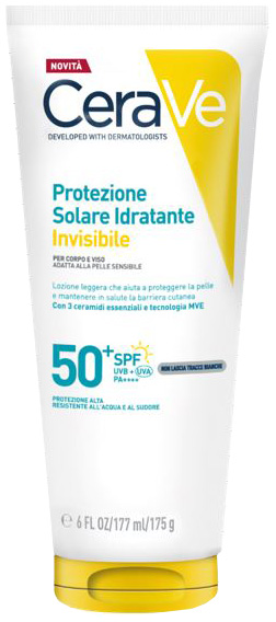 CERAVE PROTEZIONE SOLARE IDRATANTE INVISIBILE SPF50+ 177 ML - Farmafamily.it
