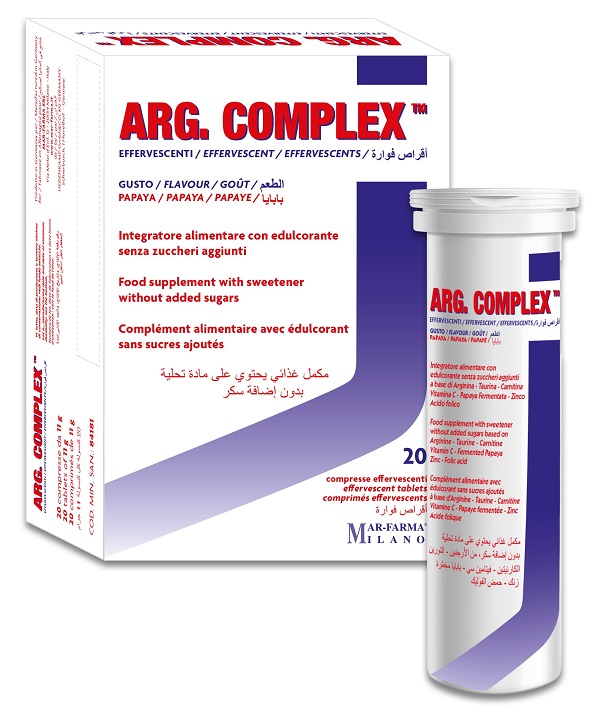 ARG COMPLEX 20 COMPRESSE EFFERVESCENTI - Farmafamily.it