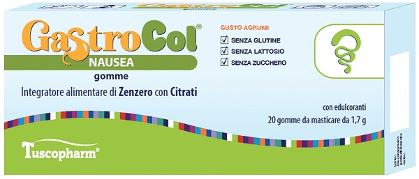 GASTROCOL NAUSEA GOMME GUSTO AGRUMI 34 G - Farmafamily.it
