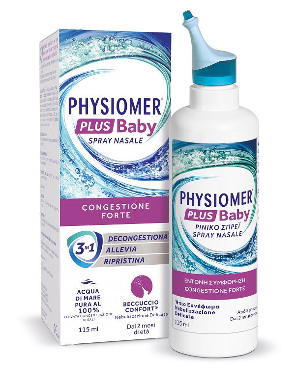 SPRAY NASALE PHYSIOMER PLUS BABY 115 ML - Farmafamily.it