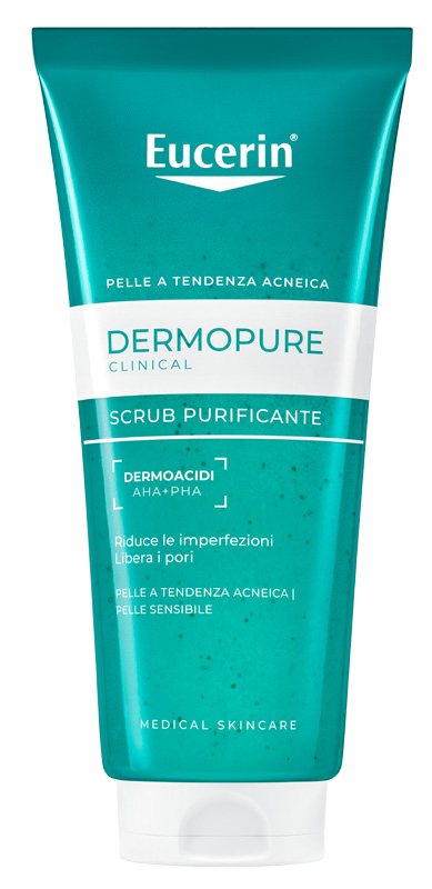 EUCERIN DERMOPURE CLINICAL SCRUB 100 ML - Farmafamily.it