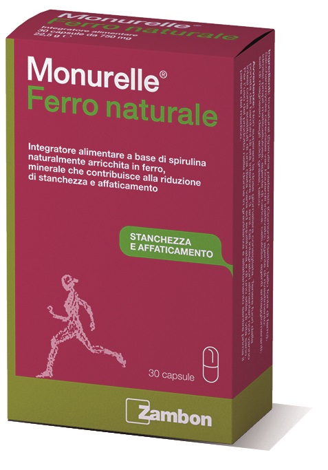MONURELLE FERRO NATURALE 30 CAPSULE - Farmafamily.it