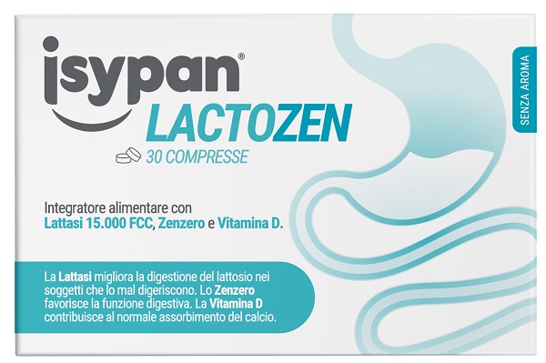 ISYPAN LACTOZEN 30 COMPRESSE DA 0,48 G SENZA AROMA SENZA GLUTINE SENZA LATTOSIO - Farmafamily.it