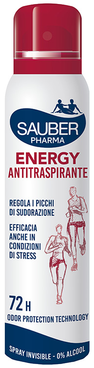 SAUBER DEO 72H ENERGY ANTITRASPIRANTE SPRAY 150 ML - Farmafamily.it