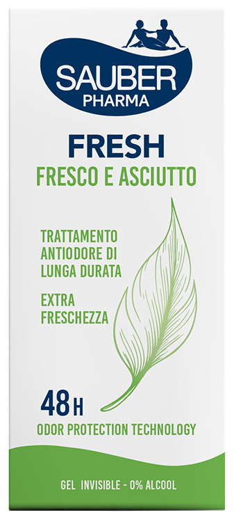 SAUBER DEO 48H FRESH FRESCO E ASCIUTTO GEL 30 ML - Farmafamily.it