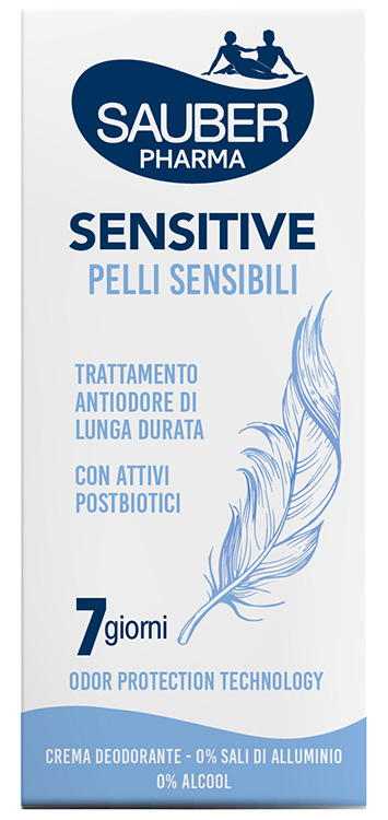 SAUBER DEO 7 GIORNI SENSITIVE PELLI SENSIBILI CREMA 35 ML - Farmafamily.it