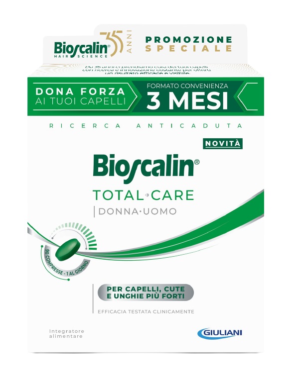 BIOSCALIN TOTAL CARE 90 COMPRESSE PROMO - Farmafamily.it