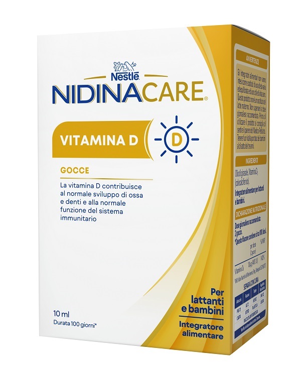 NIDINACARE VITAMINA D 10 ML - Farmafamily.it