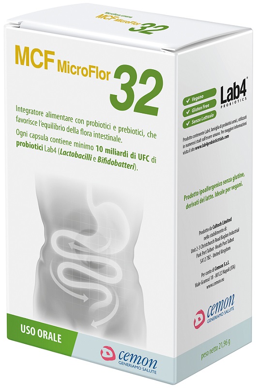 MCF MICROFLOR 32 60 CAPSULE VEGETALI - Farmafamily.it