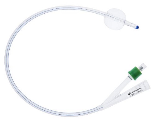 CATETERE FOLEY IN SILICONE 2 VIE DIAMETRO CH 14 PUNTA NELATON CON PALLONCINO 10 ML 1 PEZZO - Farmafamily.it