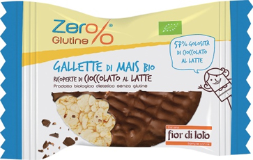 ZER% GLUTINE GALLETTE MAIS RICOPERTE DI CIOCCOLATO AL LATTE BIO 32 G - Farmafamily.it