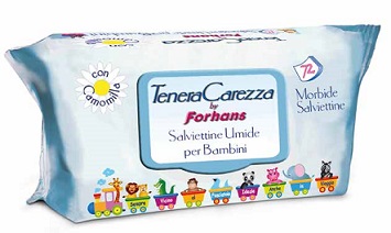 TENERA CAREZZA BY FORHANS SALVIETTINE 72 PEZZI - Farmafamily.it