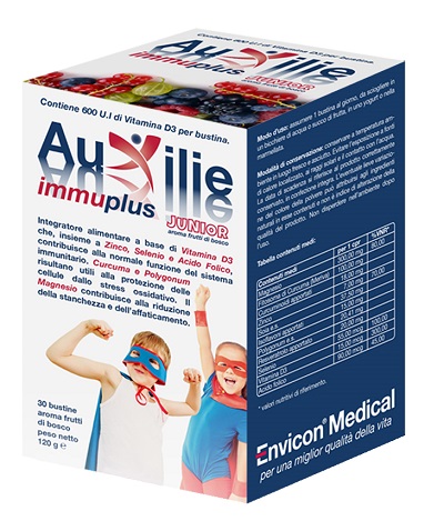 AUXILIE IMMUPLUS JUNIOR SOLUBILE 30 BUSTINE - Farmafamily.it