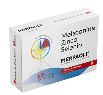 MELATONINA ZINCO SELENIO PIERPAOLI 60 COMPRESSE - Farmafamily.it
