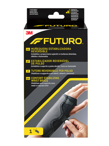 TUTORE PER POLSO REVERSIBILE FUTURO NERO 1 PEZZO - Farmafamily.it