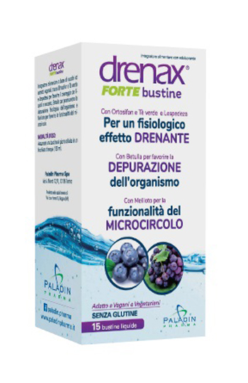 DRENAX FORTE MIRTILLO E UVA 15 BUSTINE - Farmafamily.it