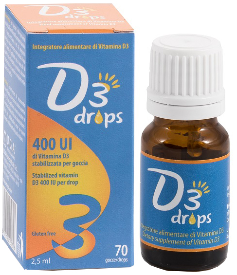 D3 DROPS 400 UI FLACONCINO 2,5 ML - Farmafamily.it