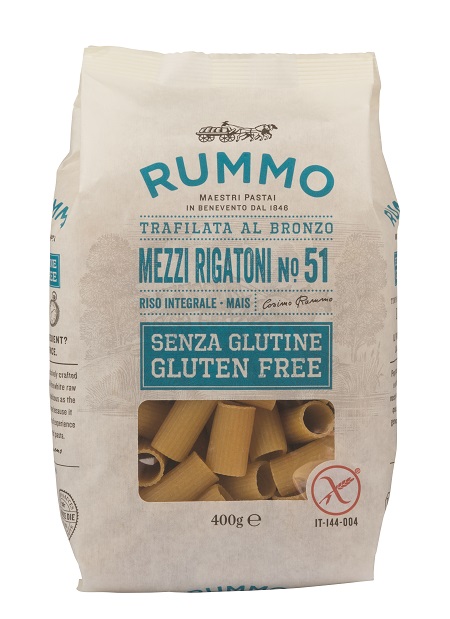 RUMMO MEZZI RIGATONI N51 DI RISO INTEGRALE E MAIS 400 G - Farmafamily.it