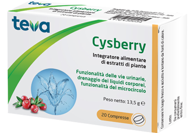 CYSBERRY TEVA 20 COMPRESSE - Farmafamily.it