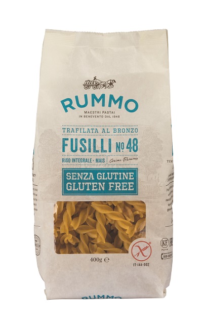 RUMMO FUSILLI N48 DI RISO INTEGRALE E MAIS 400 G - Farmafamily.it