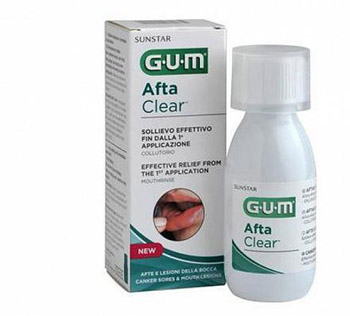 GUM AFTACLEAR RINSE 120 ML COLLUTORIO - Farmafamily.it