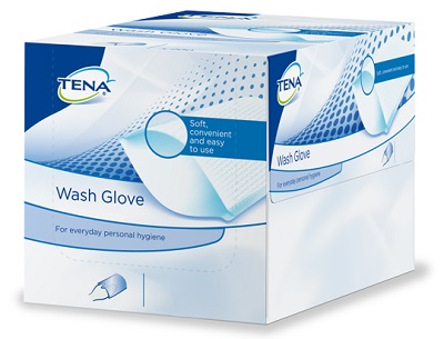 GUANTO PER IGIENE TENA WASH 50 PEZZI - Farmafamily.it