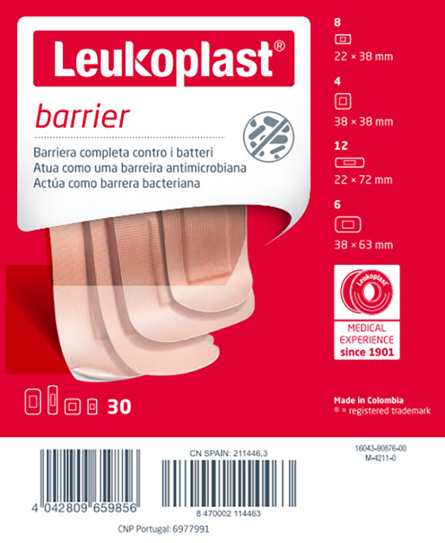 LEUKOPLAST BARRIER 30 PEZZI ASSORTITI - Farmafamily.it