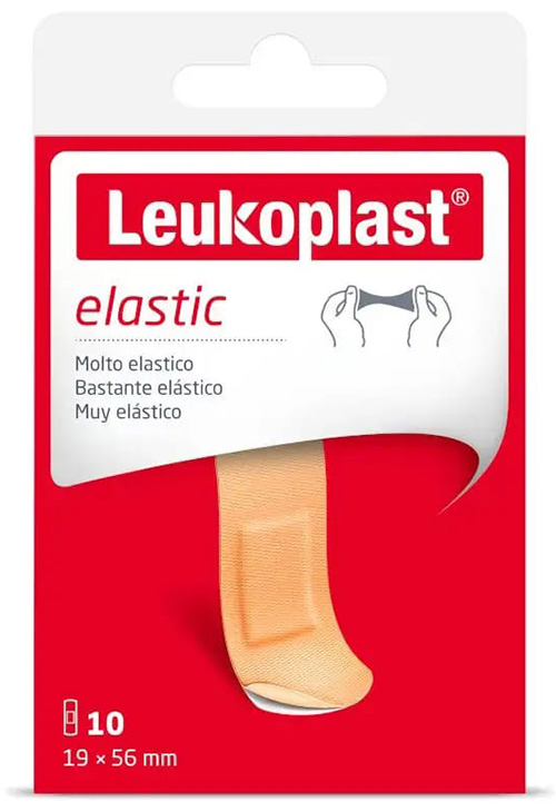 LEUKOPLAST ELASTIC 56X19 10 PEZZI - Farmafamily.it