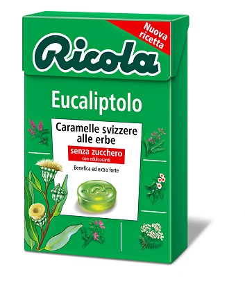 RICOLA EUCALIPTOLO SENZA ZUCCHERO 50 G - Farmafamily.it