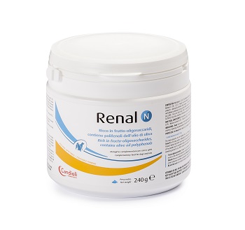 RENAL N MANGIME COMPLEMENTARE PER CANI E GATTI BARATTOLO 240 G - Farmafamily.it