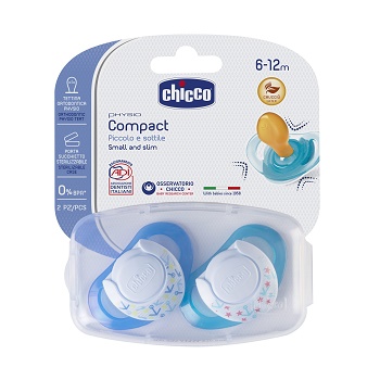 CHICCO SUCCHIETTO COMPACT BOY S6-16 MESI 2 PEZZI - Farmafamily.it