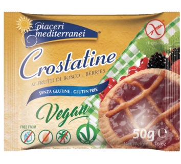 PIACERI MEDITERRANEI CROSTATINE FRUTTI DI BOSCO 50 G - Farmafamily.it