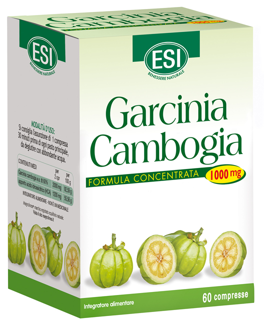 ESI GARCINIA CAMBOGIA 1000 MG 60 COMPRESSE - Farmafamily.it